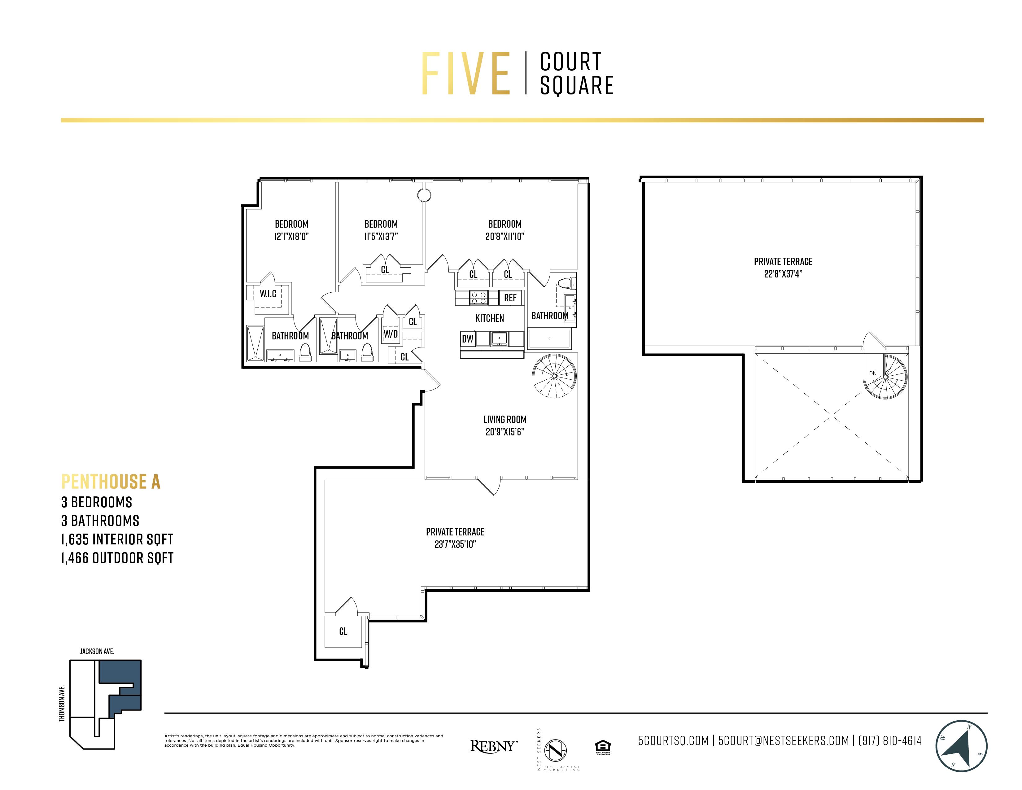 5 Court Square, New York City NY 11101 A.N Shell Realty