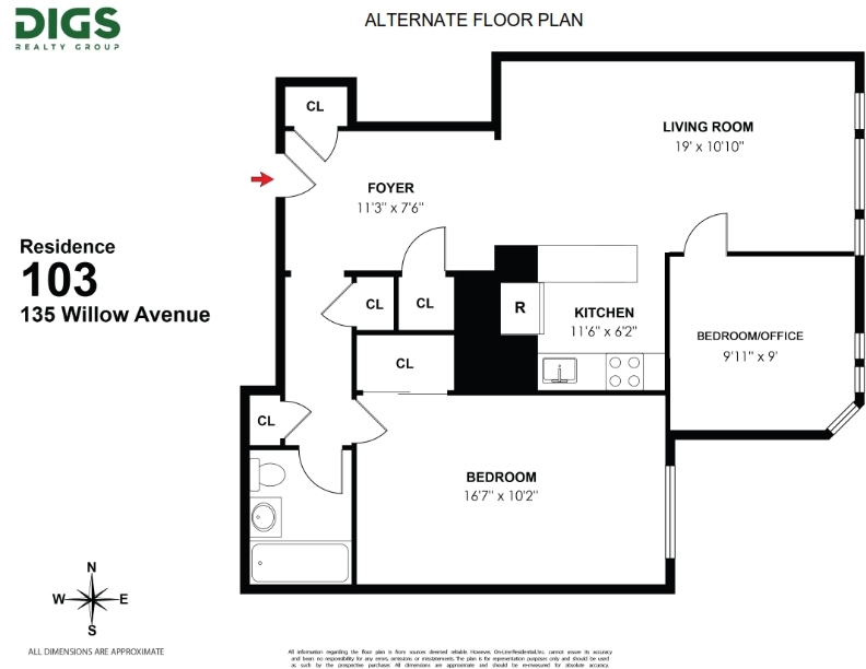 135 Willow Street, New York City NY 11201 A.N Shell Realty